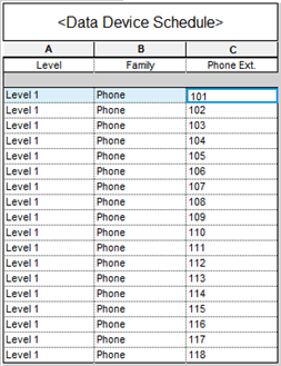 Working with Shared Parameters in Revit 12 schedule