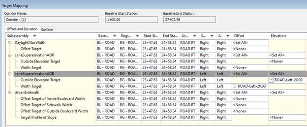 Mastering Corridor Targets in Autodesk Civil 3D 7 image 4